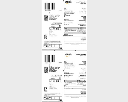 Amazon Shipping Label In Alaknanda